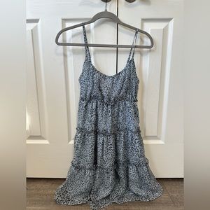Women’s Small Sundress blue cheetah print
